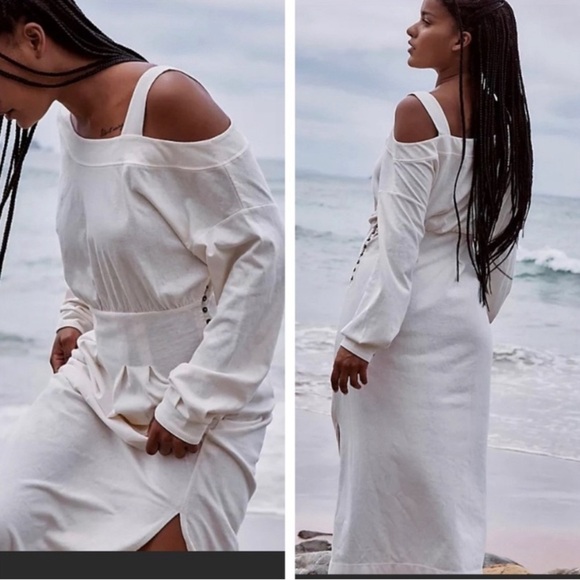Free People Cold Shoulder Dress - Picture 2 of 11